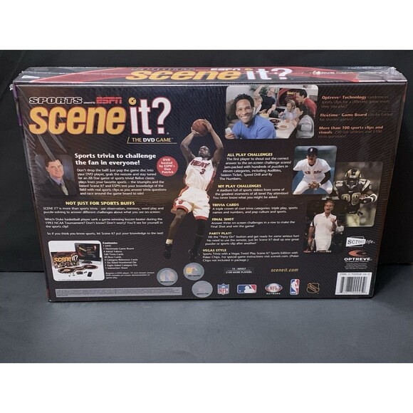 Scene It DVD Sports Trivia Game Powered By ESPN 2005 Sealed - Picture 2 of 3